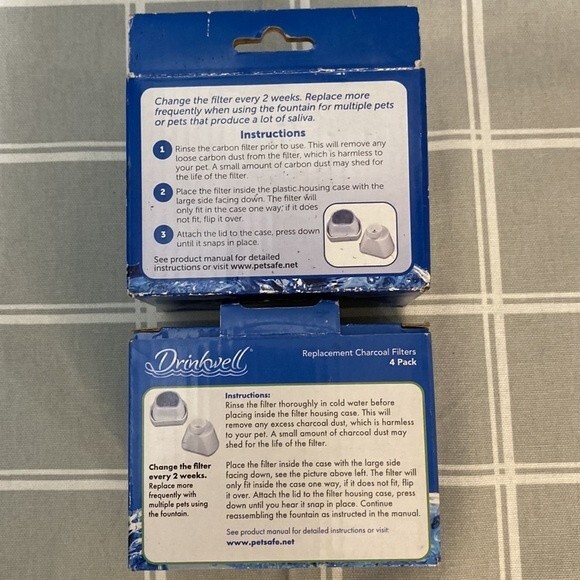 PetSafe Carbon Filters PAC00-13906 Drinkwell Avalon Pagoda Sedona Water Fountain - Picture 3 of 9